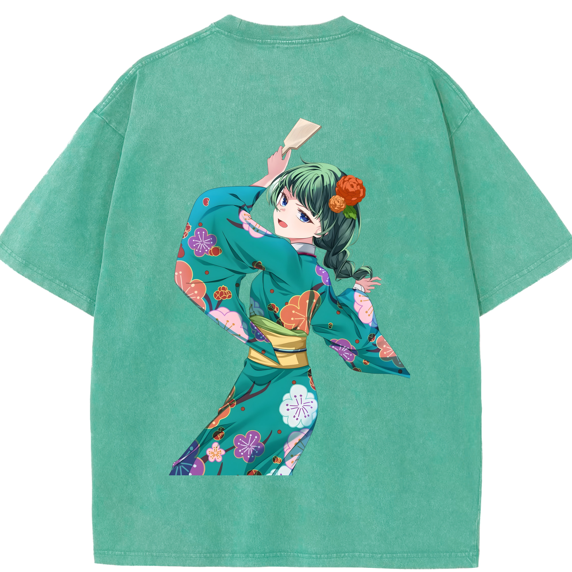 （画像用） 薬屋のひとりごと The Apothecary Diaries 綿100% ヴィンテージ風 半袖Tシャツ（背面プリント）